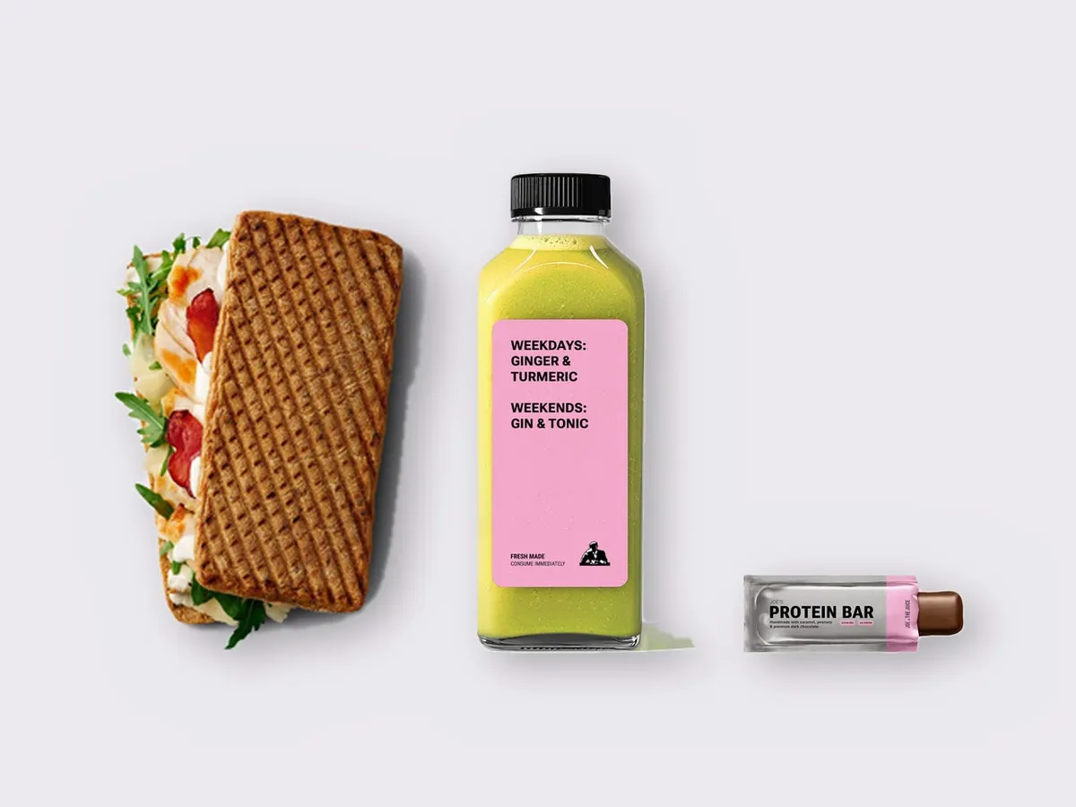 The Ultimate JOE Trio — JOE's Spicy Caesar, Green Sport, JOE's Protein Bar