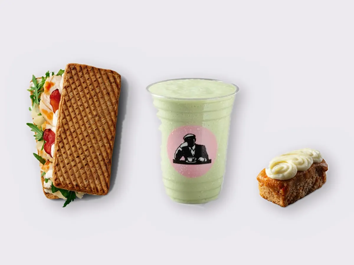 The Ultimate JOE Trio — JOE's Spicy Caesar, Avo Shake, Carrot Cake
