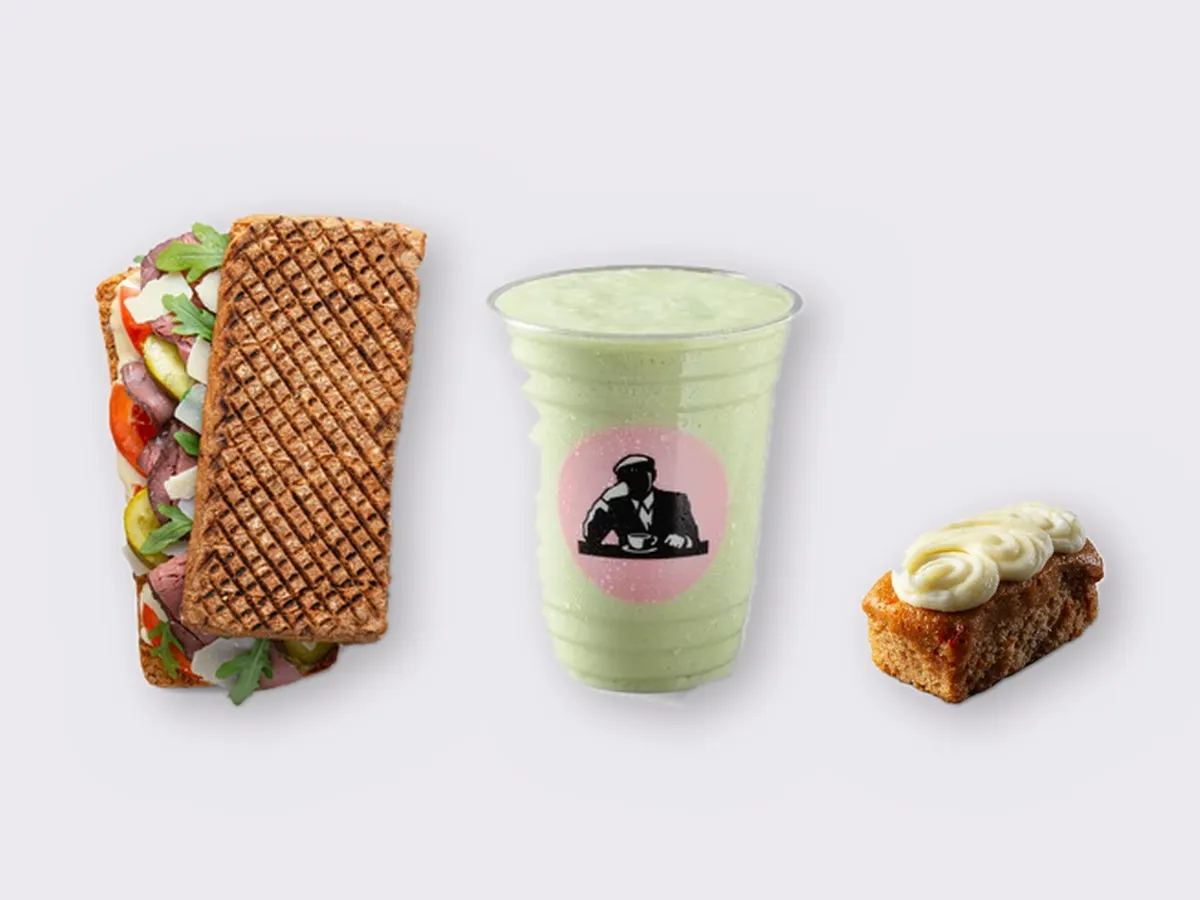 The Ultimate JOE Trio — The Steak, Avo Shake, Carrot Cake
