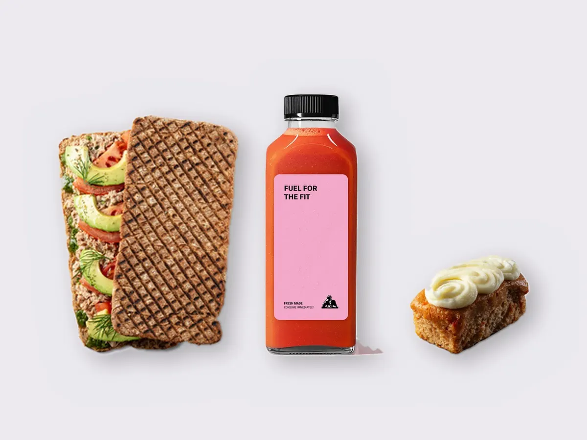 The Ultimate JOE Trio — Tunacado Sandwich, Stress Down, Carrot Cake