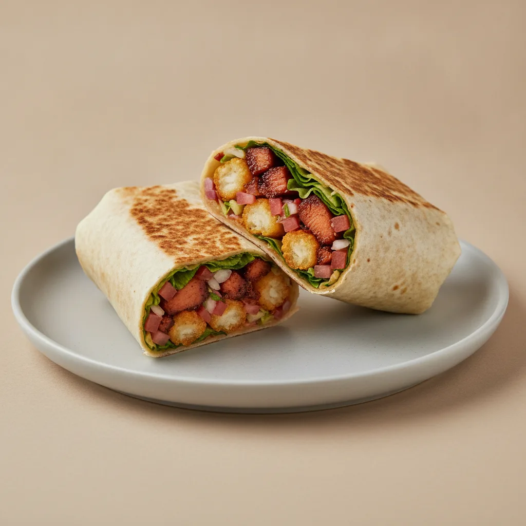 Burrito with Korean BBQ Chicken (NO Dairy) Burrito with Korean BBQ Chicken (NO Dairy)
