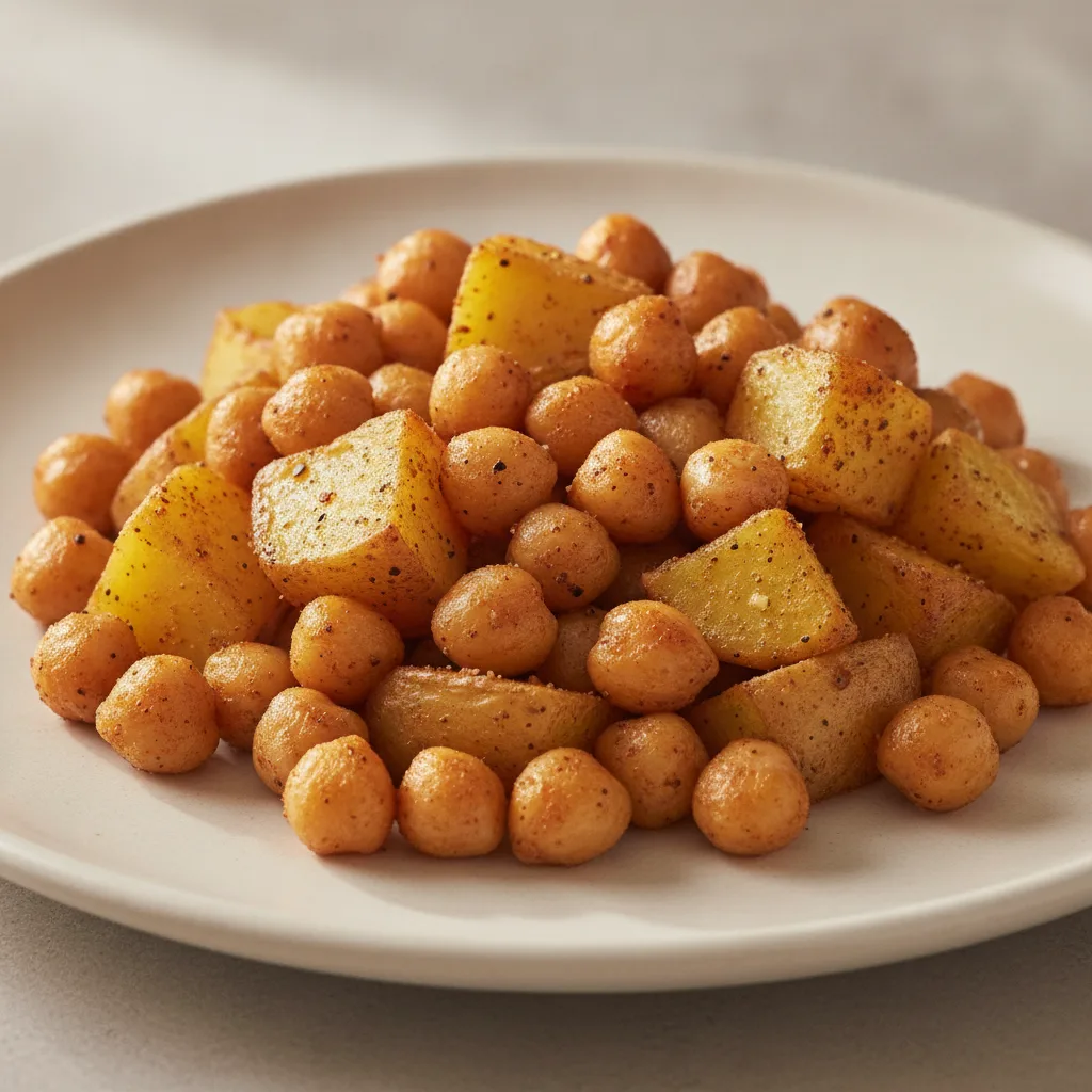 Slow Roasted Chickpeas and Potatoes Slow Roasted Chickpeas and Potatoes