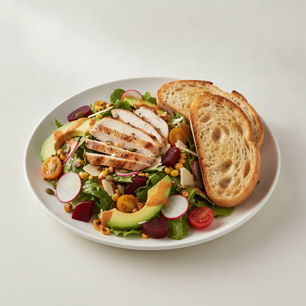 Fresh From the Market Salad with Chicken - Chipotle Ranch / Sourdough