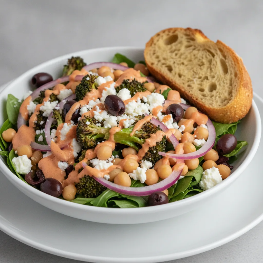 Mama's Mediterranean, Chipotle Ranch, GF Bread