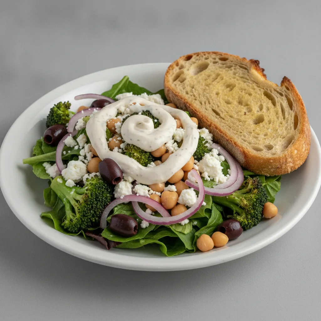 Mama's Mediterranean, Blue Cheese Dressing, Sourdough