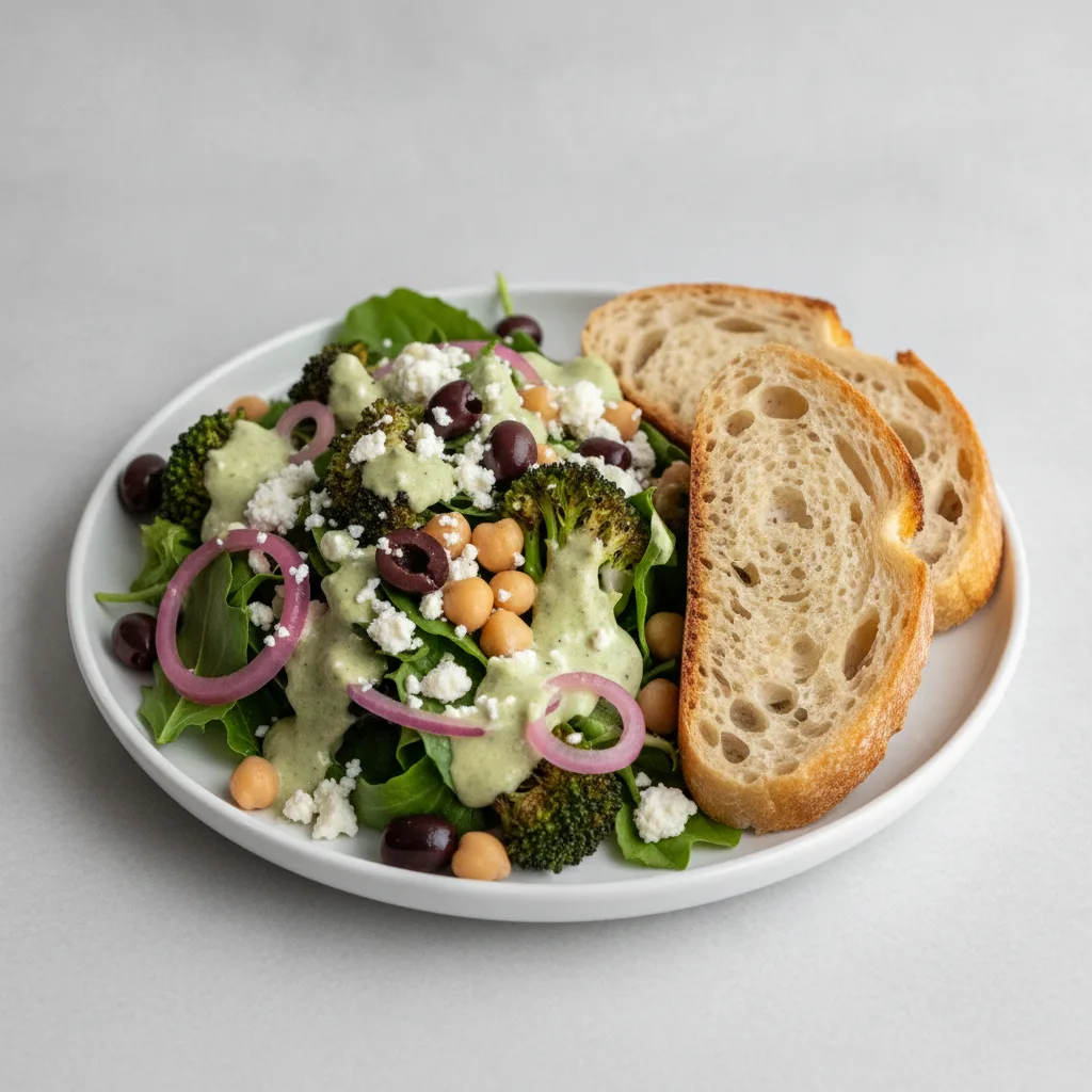 Mama's Mediterranean, Green Goddess Dressing, Sourdough