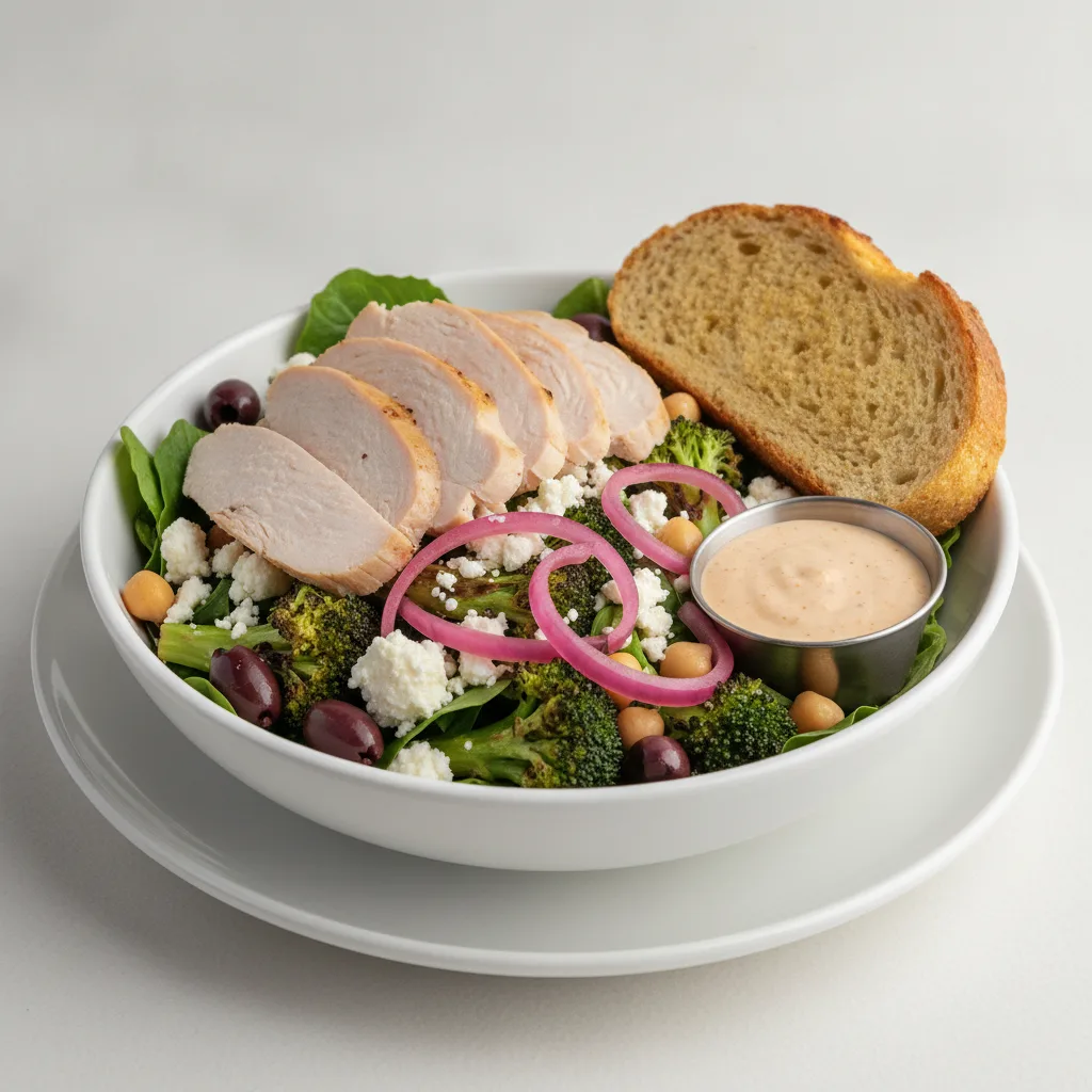 Mama's Mediterranean, Fresh Roasted Turkey, Chipotle Ranch, GF Bread