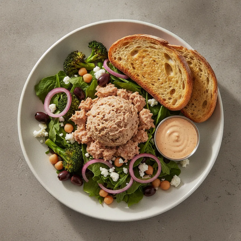 Mama's Mediterranean, Albacore Tuna Salad, Chipotle Ranch, Sourdough