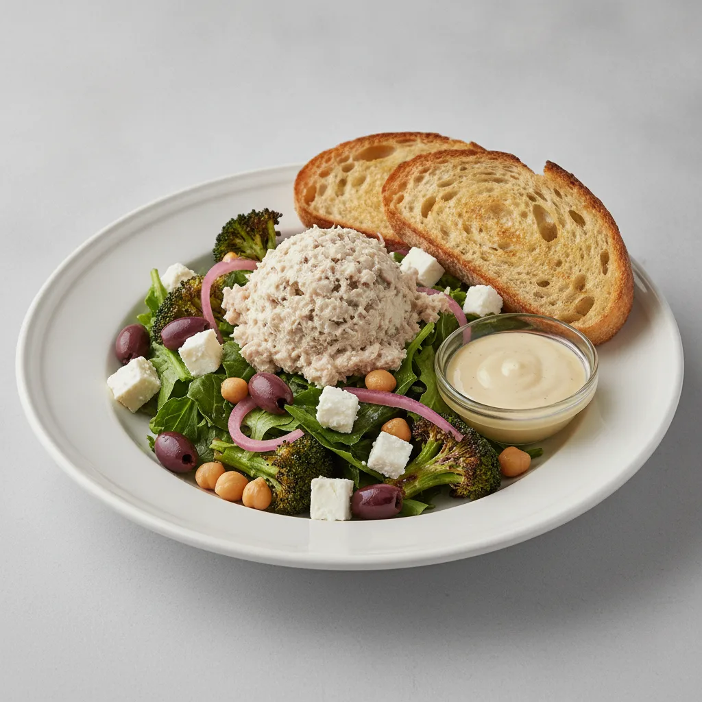 Mama's Mediterranean, Albacore Tuna Salad, Caesar Dressing, Sourdough