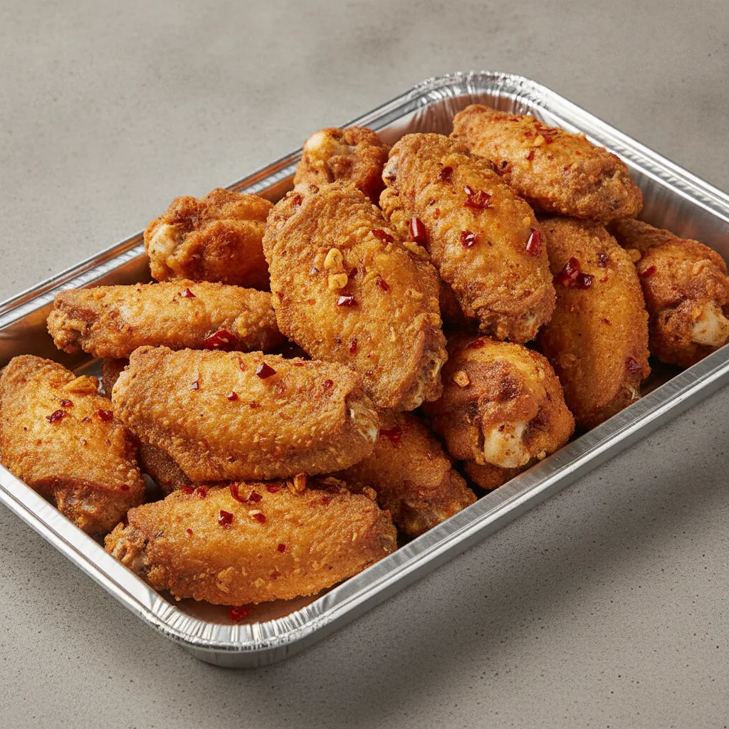 Crispy Spicy Chicken Wings Half Tray Crispy Spicy Chicken Wings Half Tray