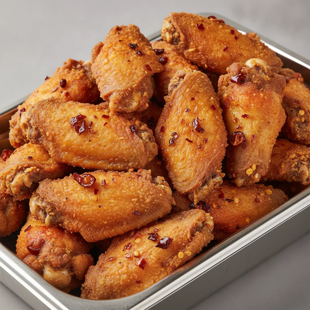 Crispy Spicy Chicken Wings Full Tray Crispy Spicy Chicken Wings Full Tray