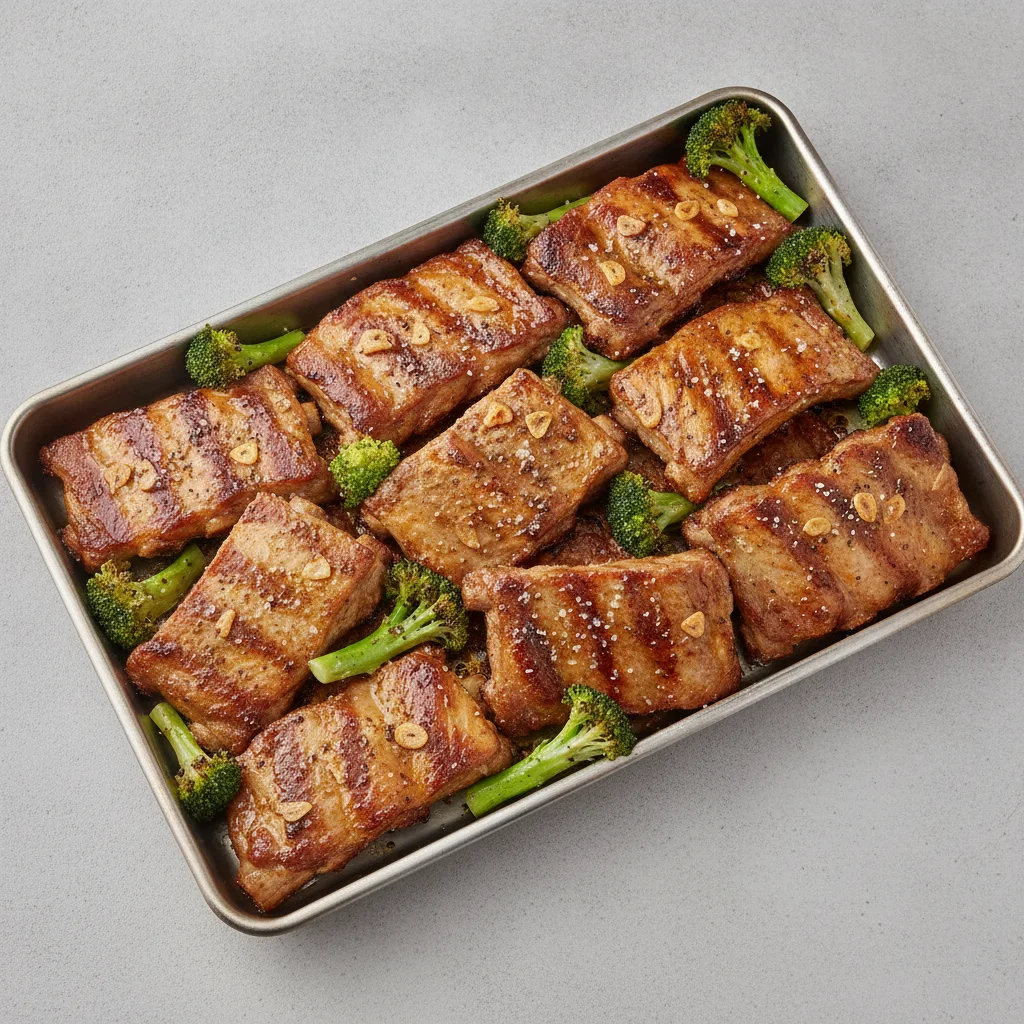 Garlic-Flavored Ribs Full Tray Garlic-Flavored Ribs Full Tray