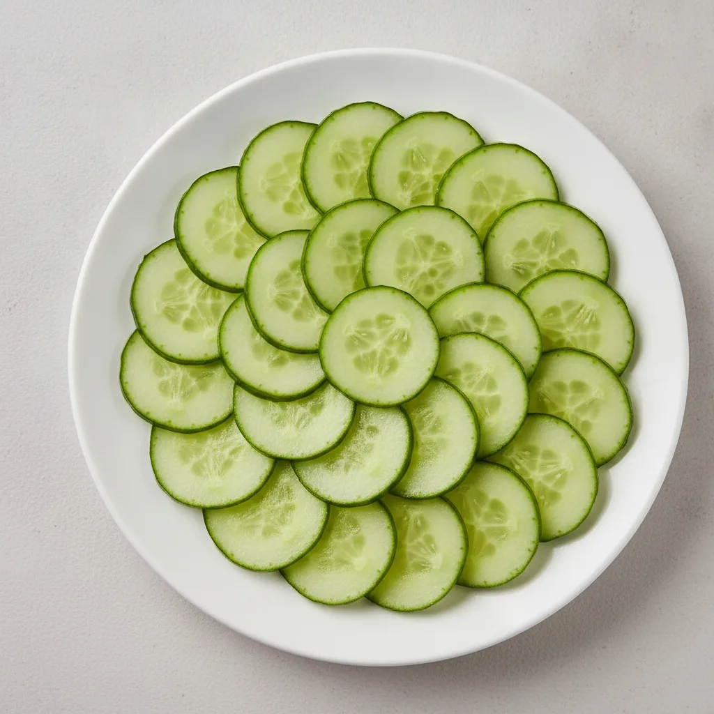 Fresh Sliced Cucumbers Fresh Sliced Cucumbers