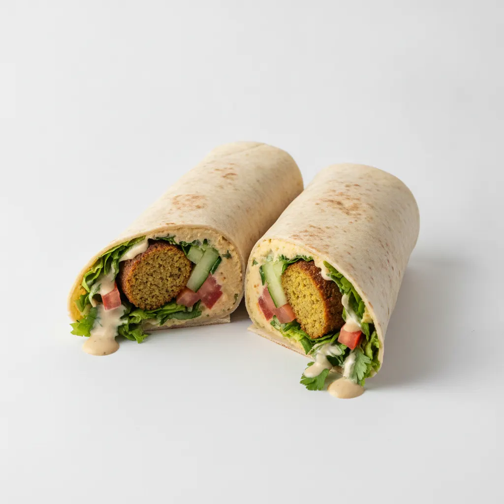 Mama's Falafel Wrap Mama's Falafel Wrap