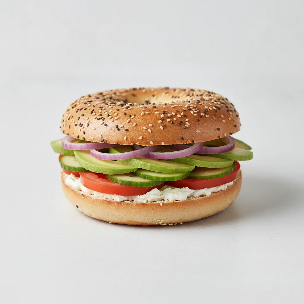 Veggie's Basic Bagel with Avocado