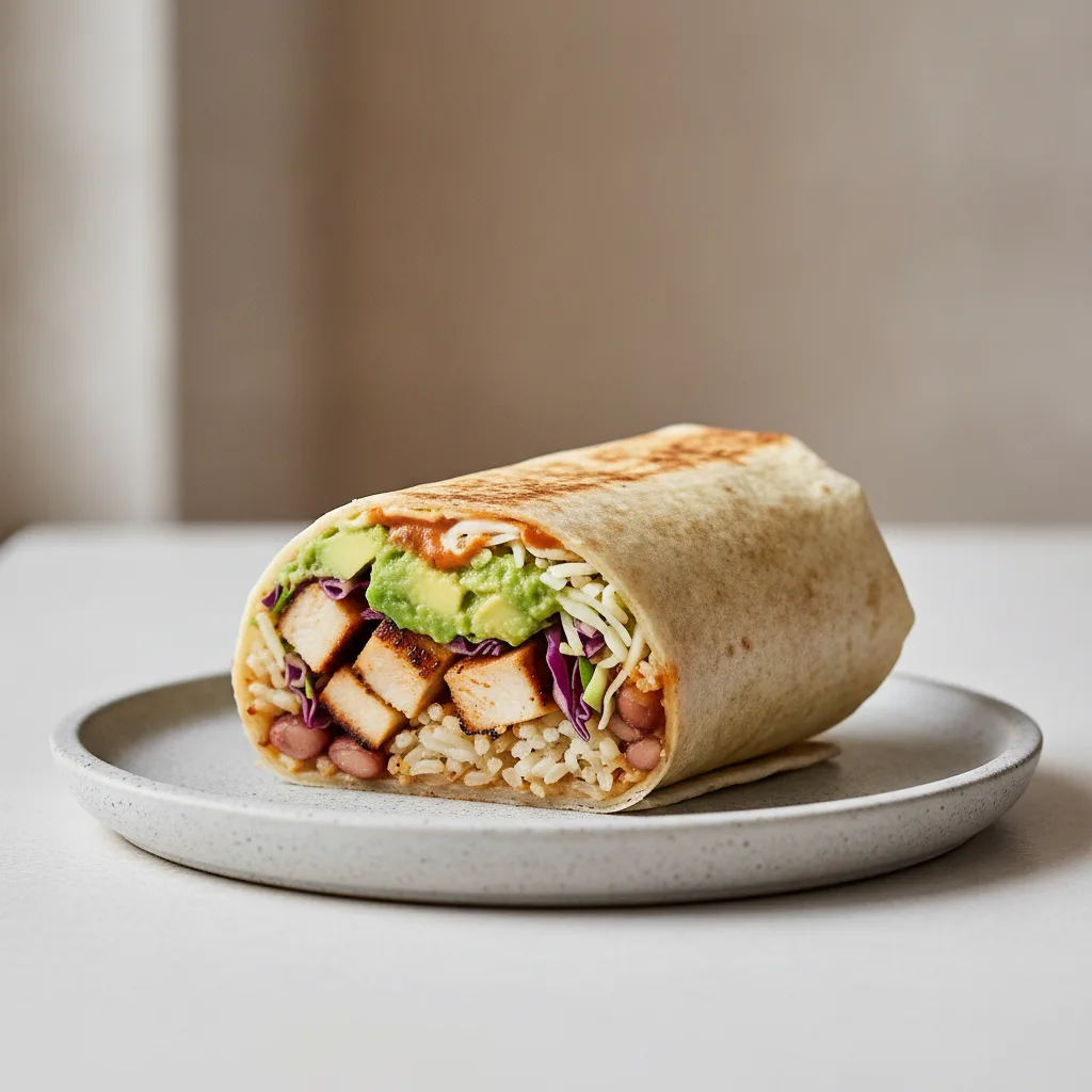 Chipotle Guacamole Chicken Burrito Chipotle Guacamole Chicken Burrito