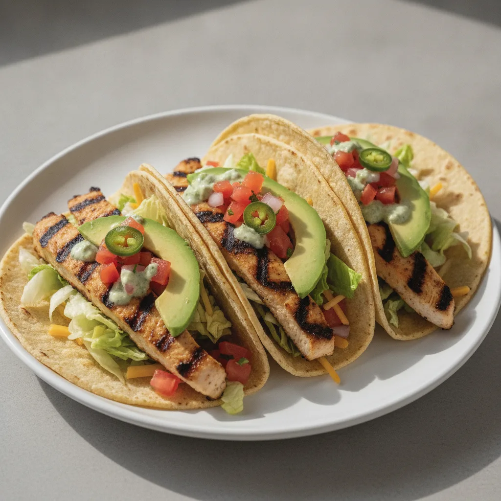 Chicken Avocado Tacos Chicken Avocado Tacos