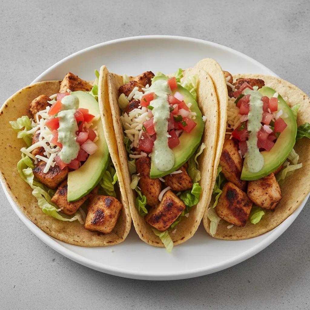 Chicken Avocado Tacos Chicken Avocado Tacos