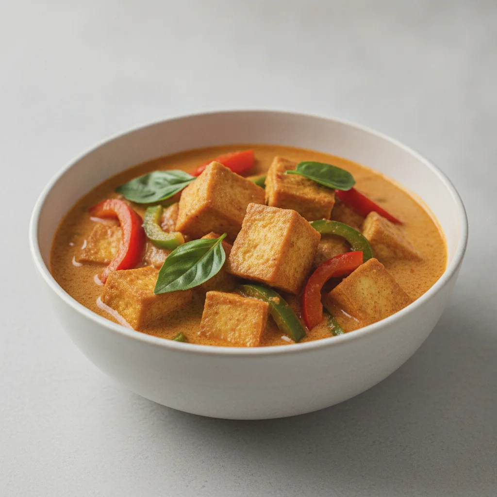 Vegan Panang Curry Entree - Tofu Vegan Panang Curry Entree - Tofu