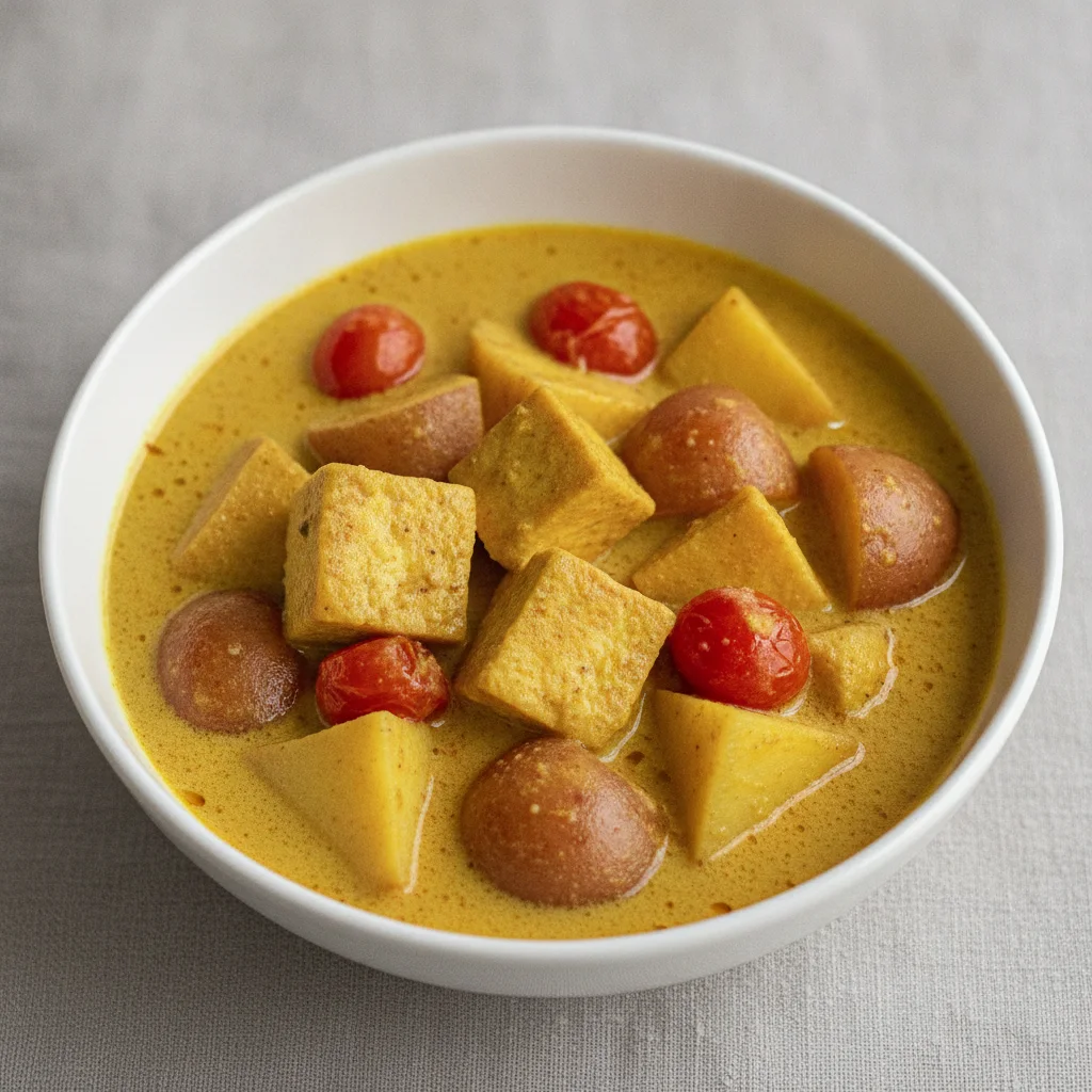 Vegan Yellow Curry Entree - Tofu Vegan Yellow Curry Entree - Tofu