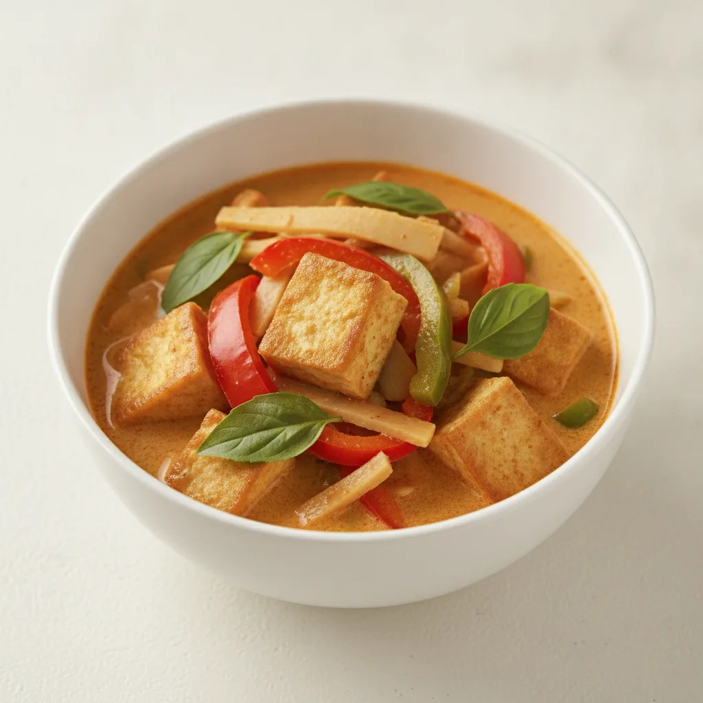 Vegan Red Curry Entree - Tofu Vegan Red Curry Entree - Tofu
