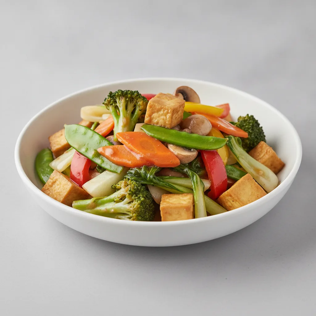 Vegan Jai Thai Mixed Veggies - Tofu Vegan Jai Thai Mixed Veggies - Tofu