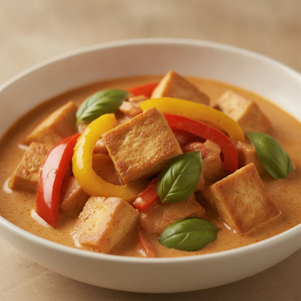 Vegan Panang Curry Entree - Tofu Vegan Panang Curry Entree - Tofu