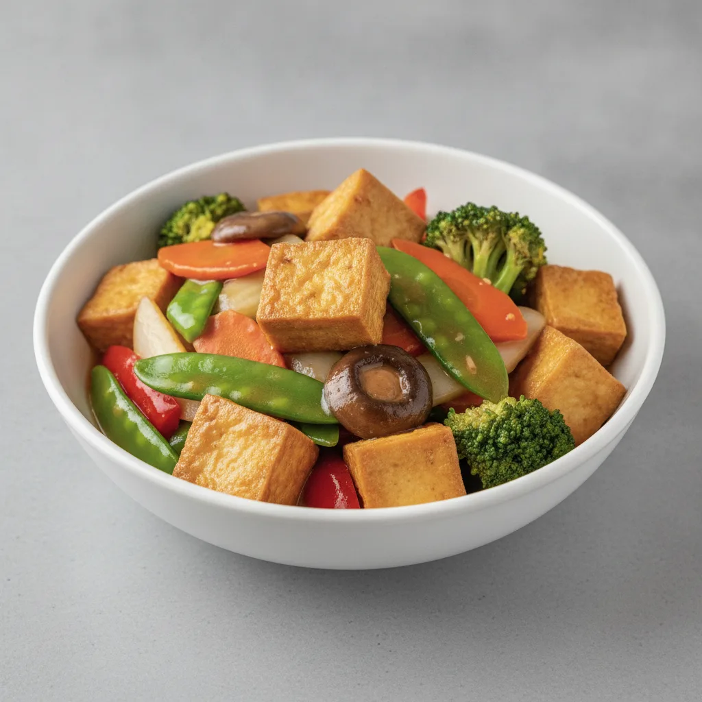 Vegan Jai Thai Mixed Veggies - Tofu Vegan Jai Thai Mixed Veggies - Tofu