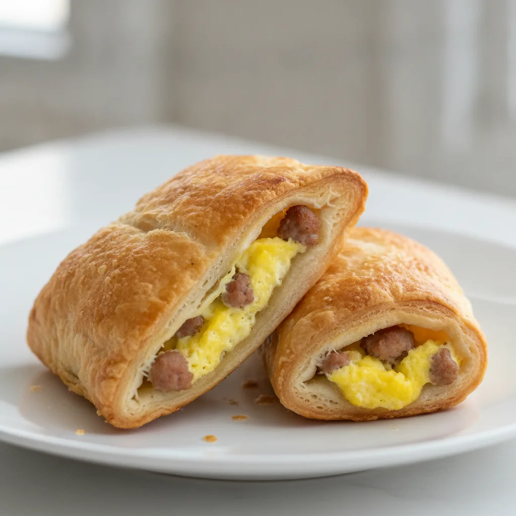 Sausage Egg Turnovers (Continental Breakfast Menu)
