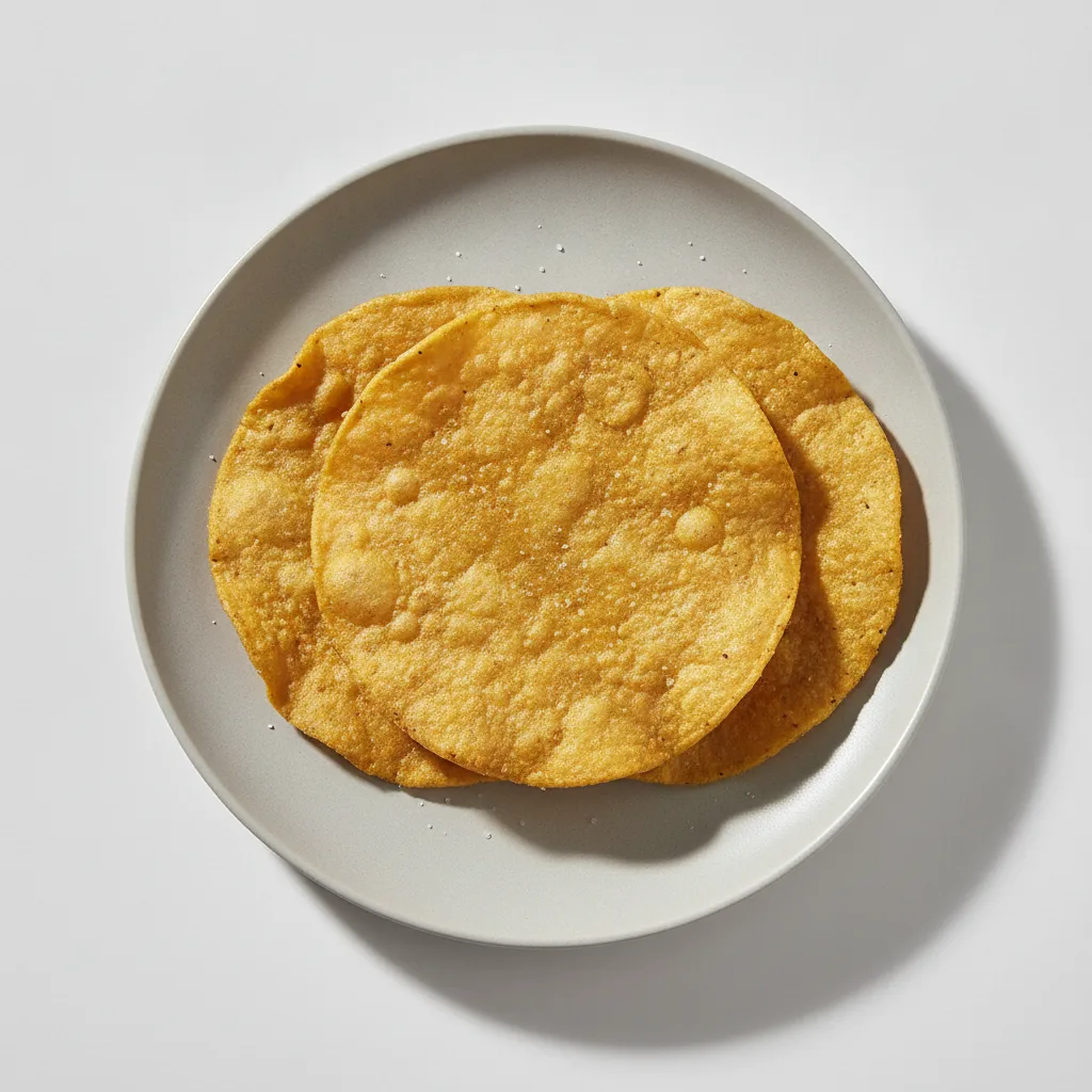 Crispy Corn Tortilla Base (BYO Breakfast Tostadas)