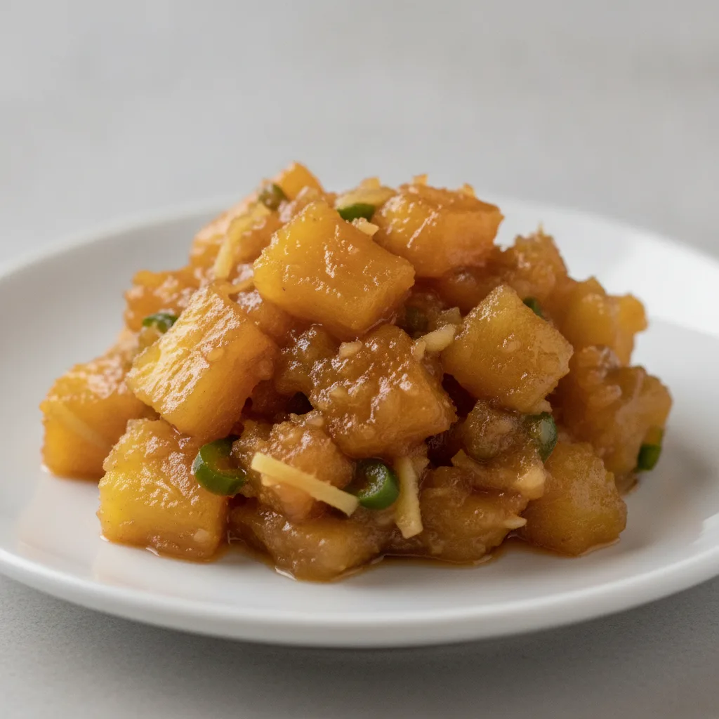 Pineapple Jalapeno Chutney (BYO Indian Rice Bowls)