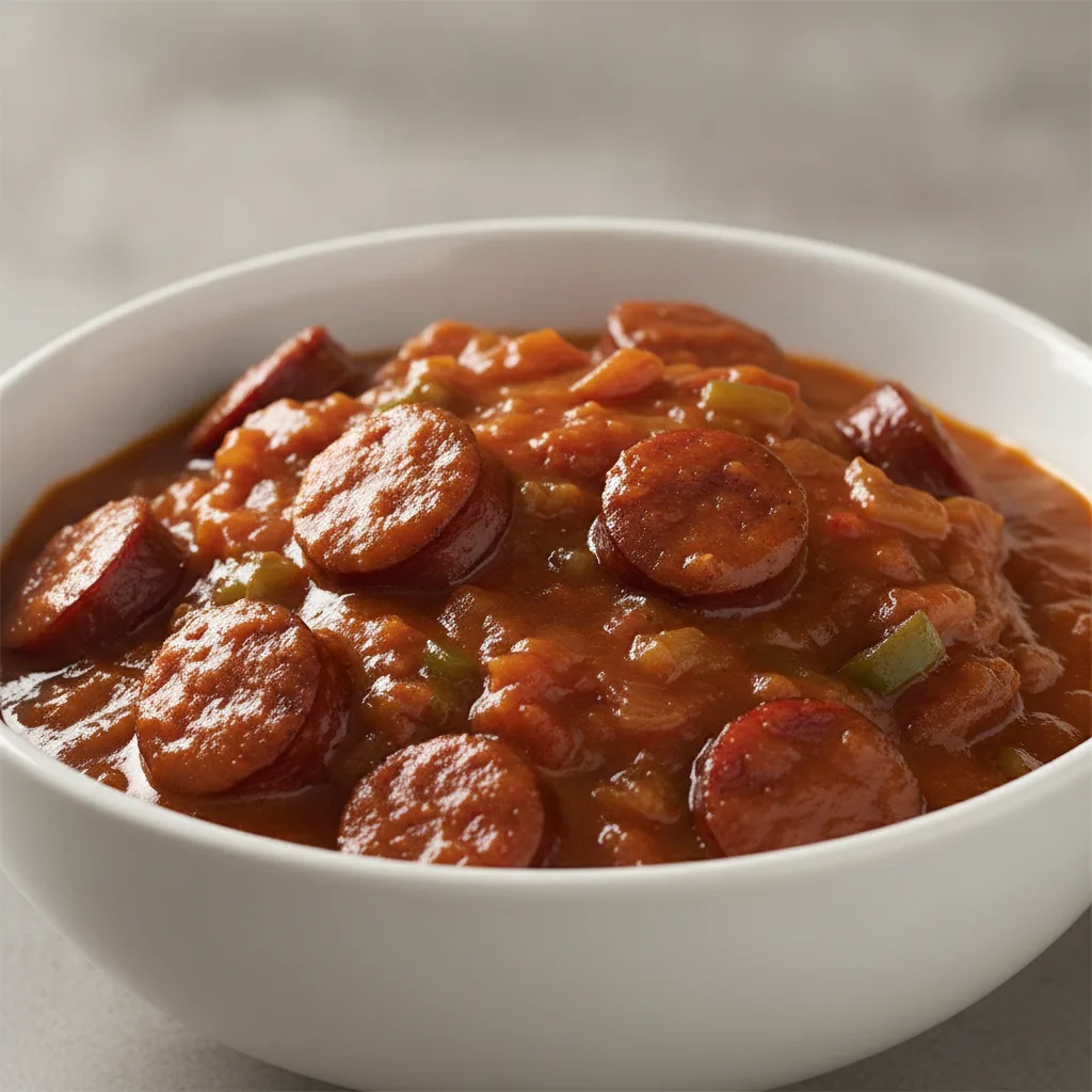 Andouille Sausage Etouffee - Sausage in a Rich Roux Based Sauce (Bayou Boy)