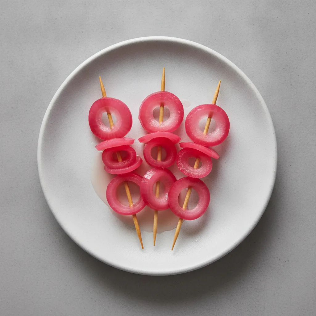 Pickled Red Onion (Jamaican Skewers)