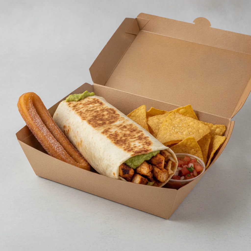 Burrito Box – Chipotle Guacamole Chicken Burrito Burrito Box – Chipotle Guacamole Chicken Burrito
