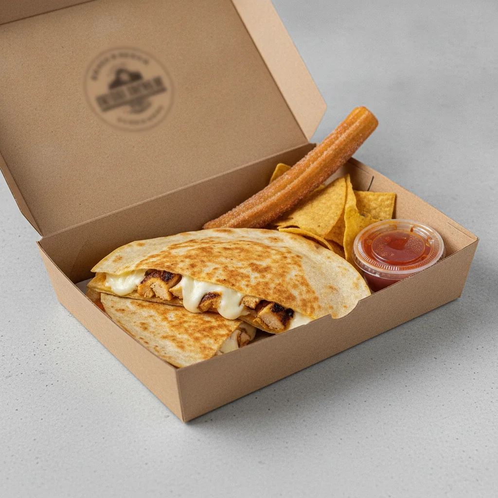 Quesadilla Box – Creamy Chipotle Chicken Quesadilla Quesadilla Box – Creamy Chipotle Chicken Quesadilla