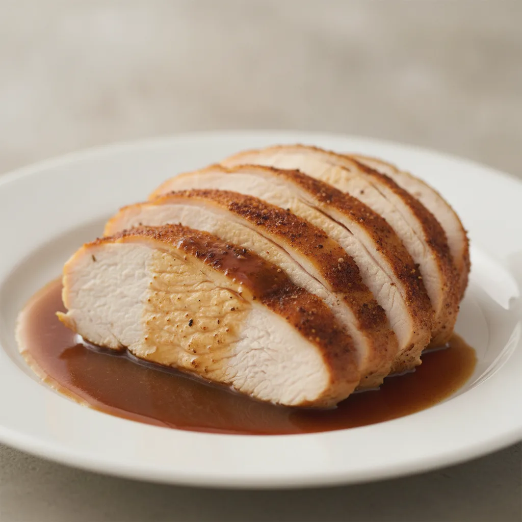 Spice-Rubbed Turkey Breast with Au Jus Spice-Rubbed Turkey Breast with Au Jus