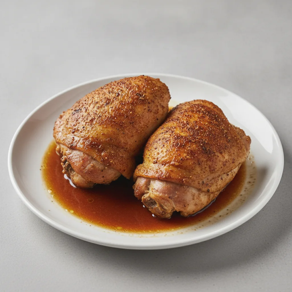 Spice-Rubbed Turkey Thighs with Au Jus Spice-Rubbed Turkey Thighs with Au Jus