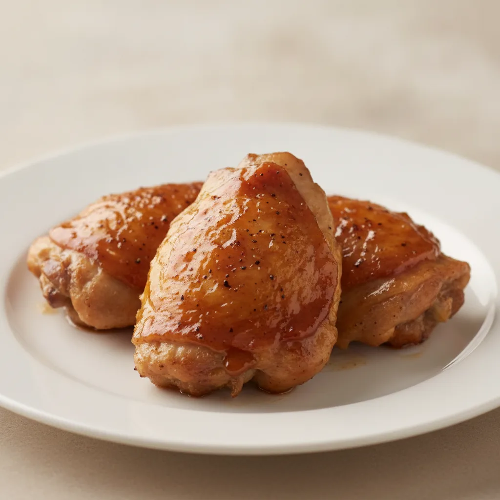 Spiced Apple Cider Glazed Chicken Thighs Spiced Apple Cider Glazed Chicken Thighs