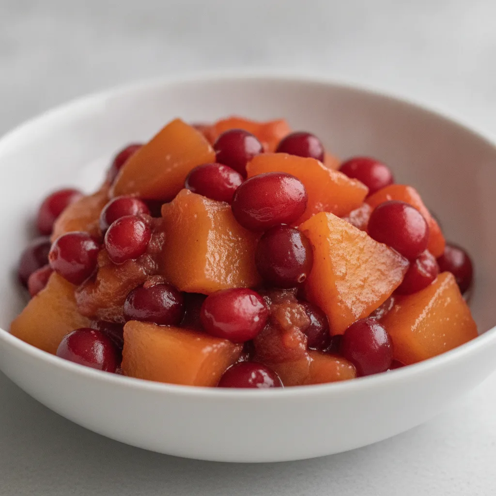 Cranberry and Persimmon Compote Cranberry and Persimmon Compote