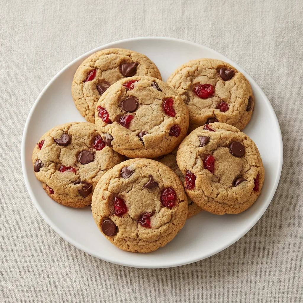 Chocolate Chip and Cherry Cookies Chocolate Chip and Cherry Cookies
