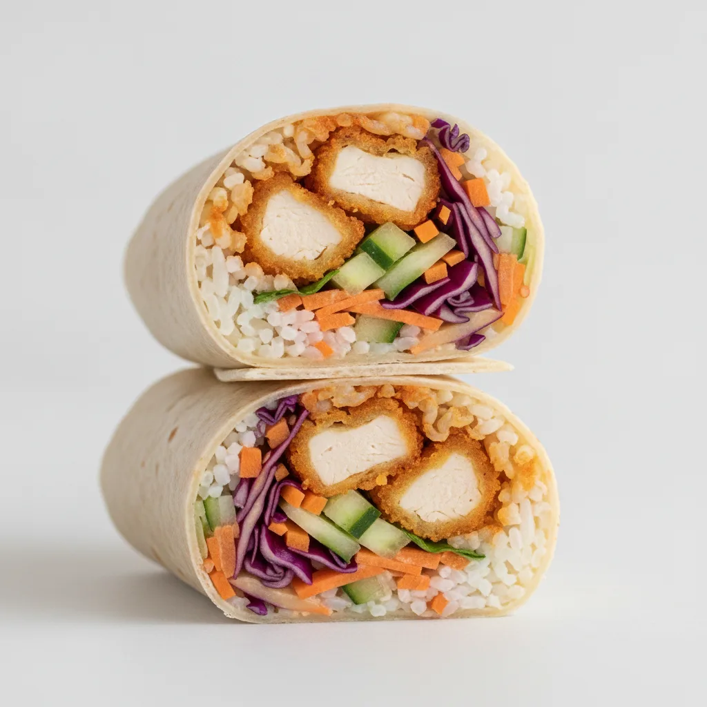 Chicken Korean Wrap Chicken Korean Wrap