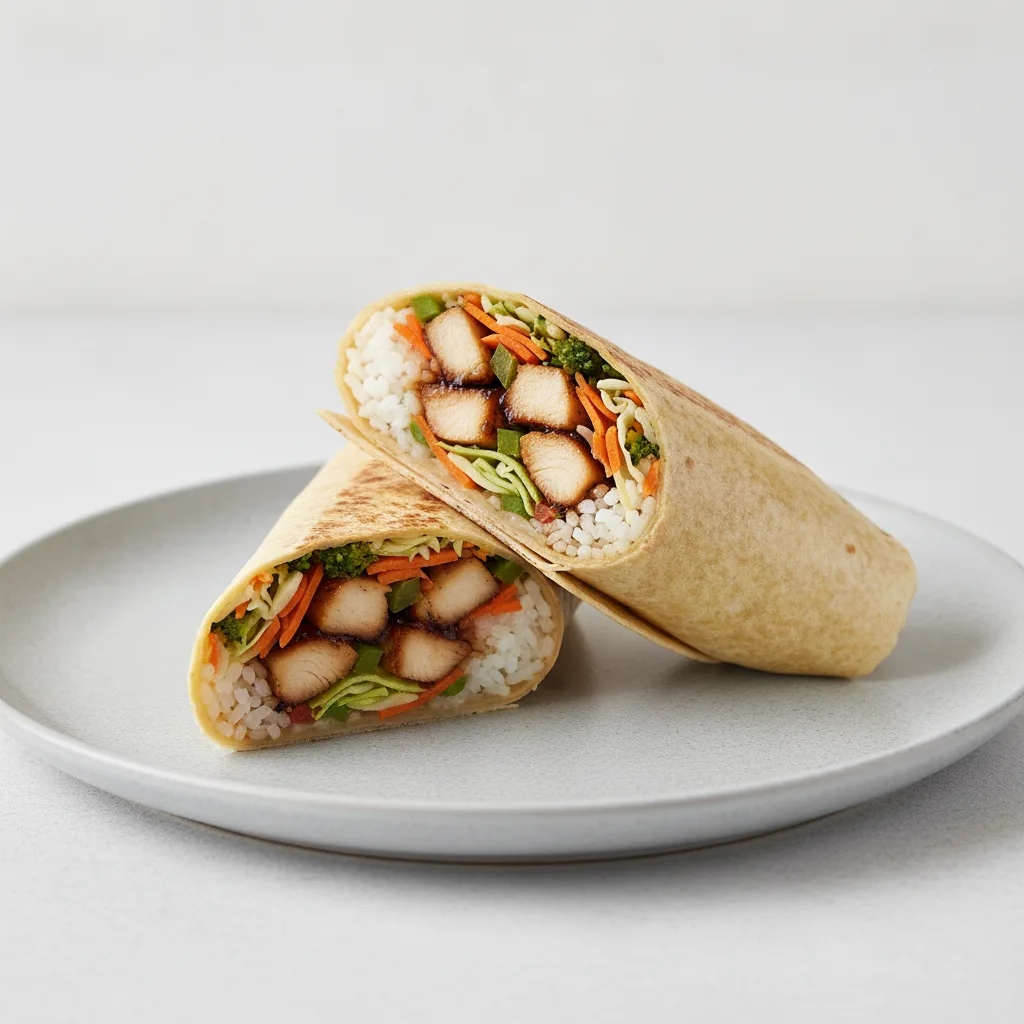 Chicken Teriyaki Wrap Chicken Teriyaki Wrap