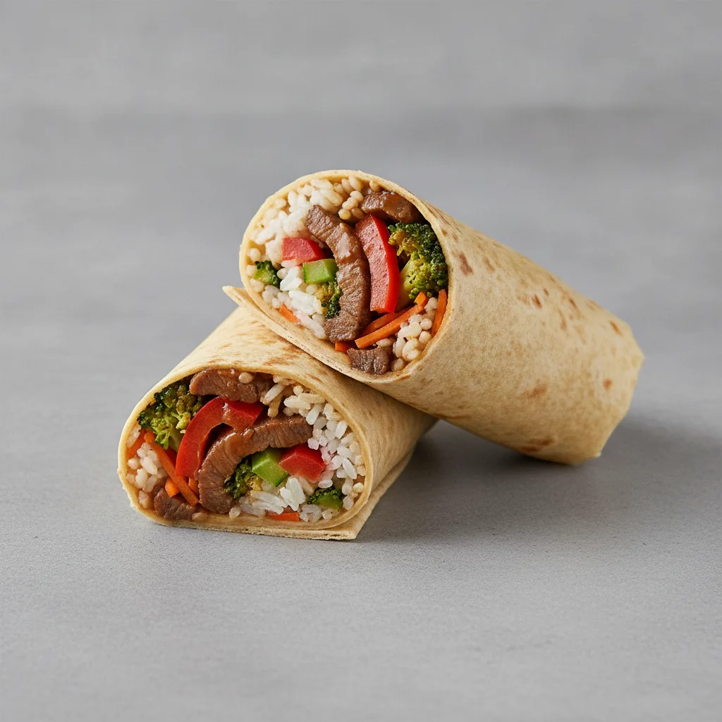 Beef Teriyaki Wrap Beef Teriyaki Wrap