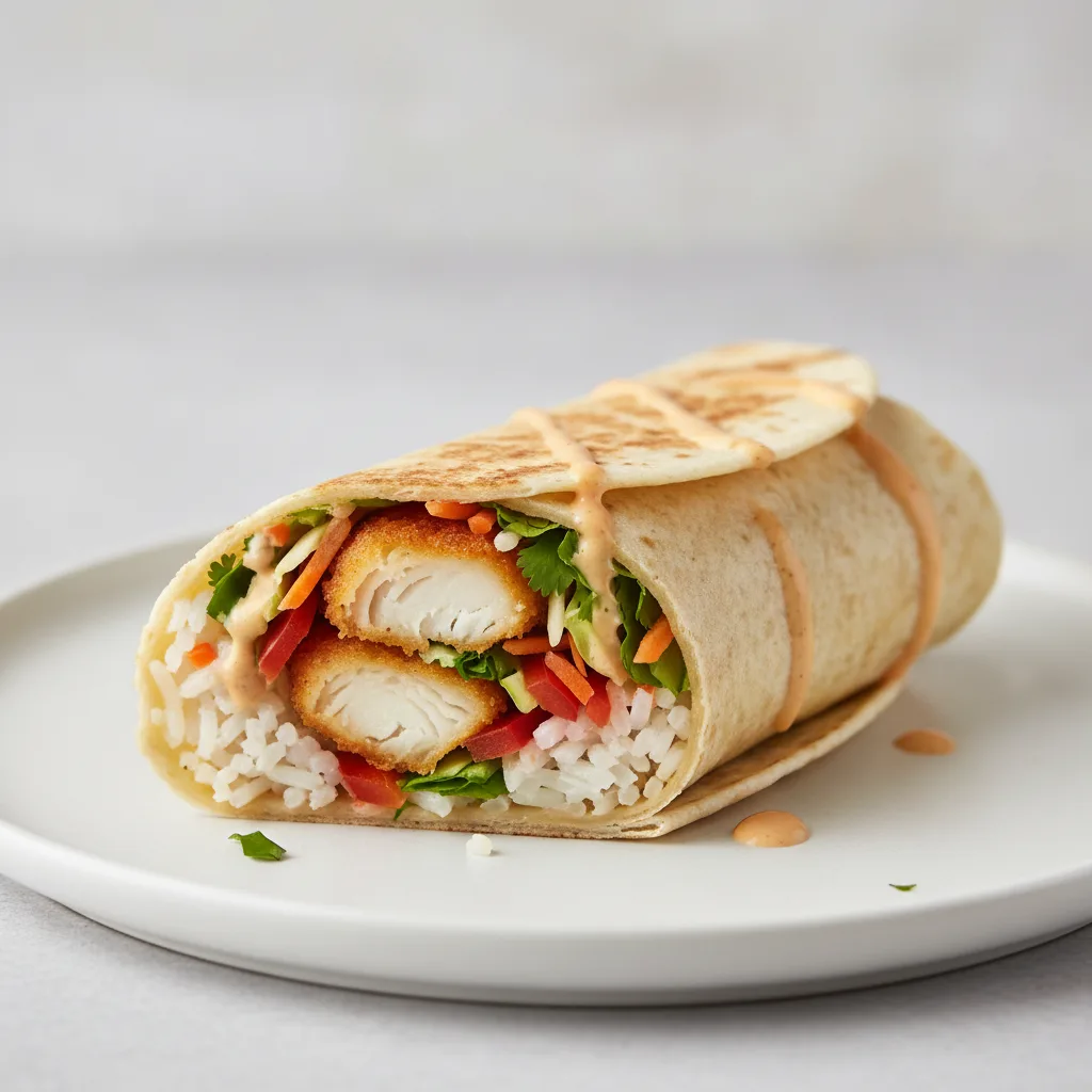 Crispy Fish Wrap Crispy Fish Wrap