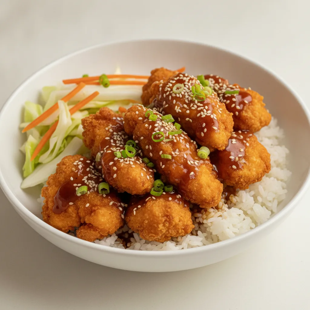 Teriyaki Entree with Crispy Chicken Teriyaki Entree with Crispy Chicken