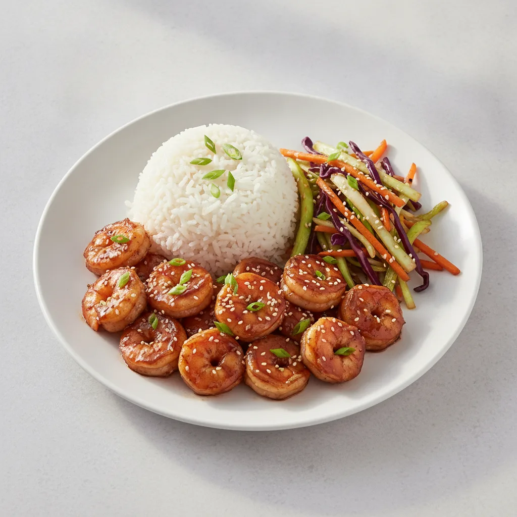 Teriyaki Entree with Shrimp Teriyaki Entree with Shrimp