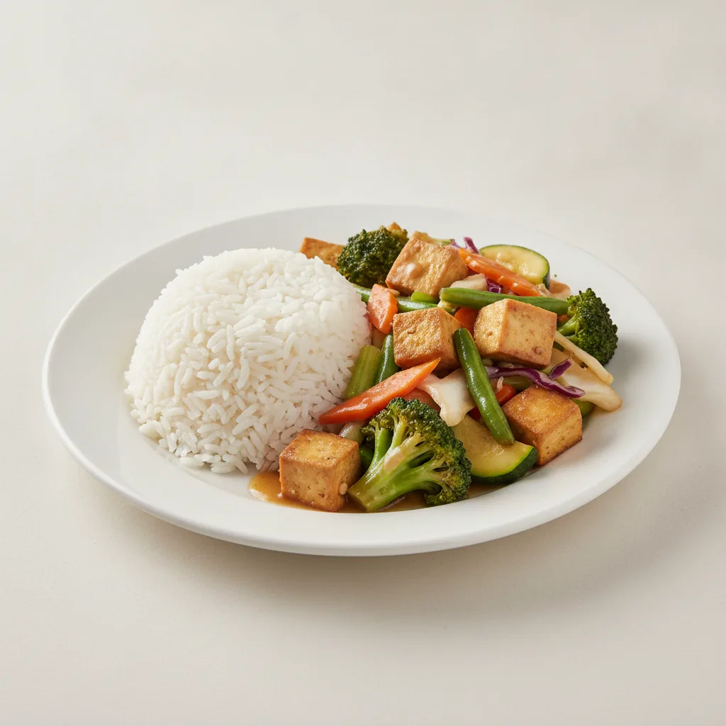 Mixed Vegetable Entree with Tofu Mixed Vegetable Entree with Tofu