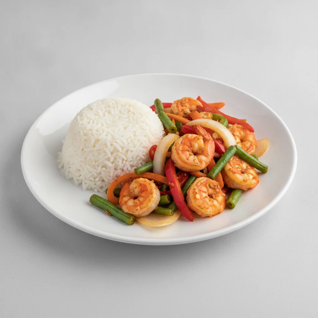 Spicy Basil Entree with Shrimp Spicy Basil Entree with Shrimp