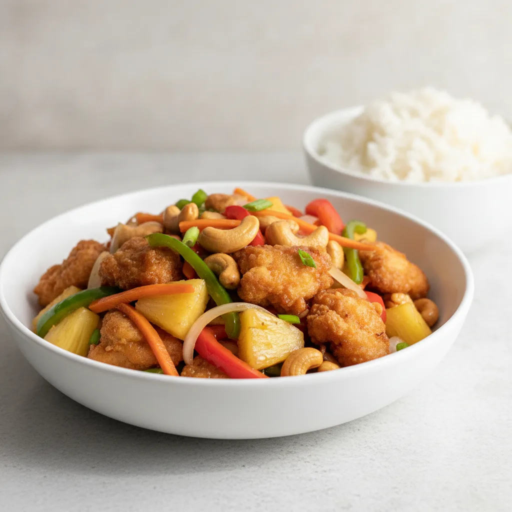 Cashew Entree with Crispy Chicken Cashew Entree with Crispy Chicken