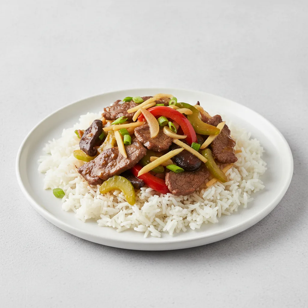 Zesty Ginger Entree with Beef Zesty Ginger Entree with Beef